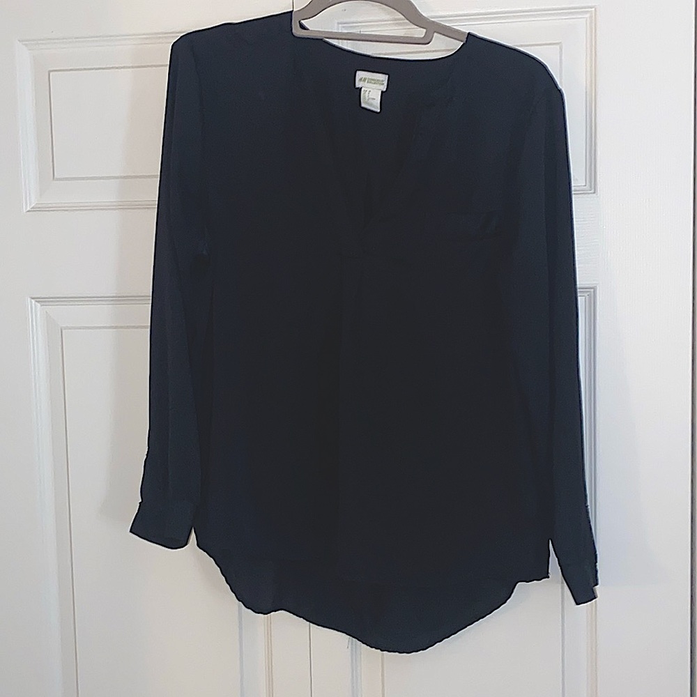 Black H&M Blouse. Size 8.